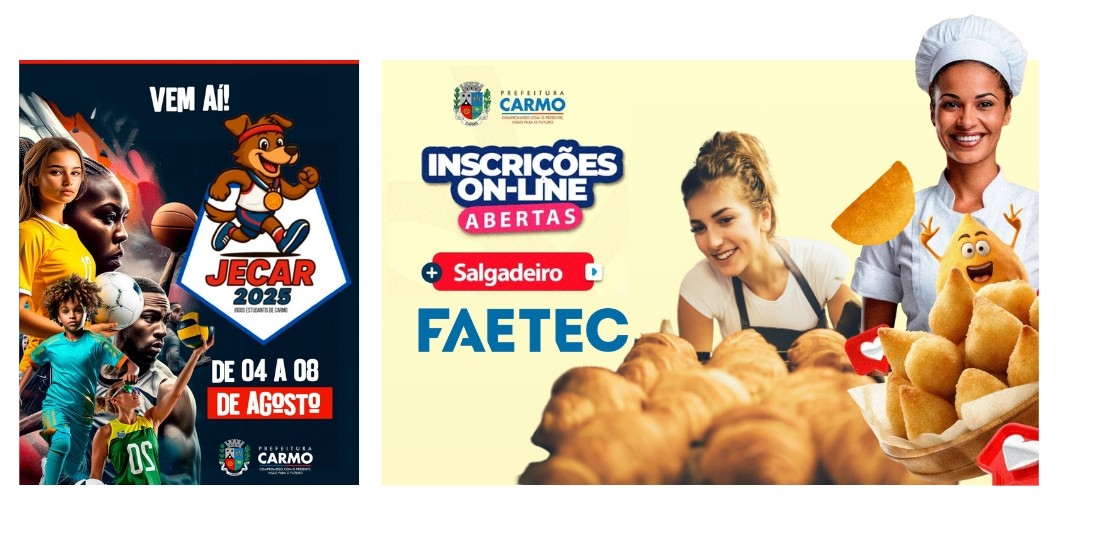 Carmo em Movimento: Cidade Respira Esporte e Qualificação com o JECAR e Curso Técnico da Faetec