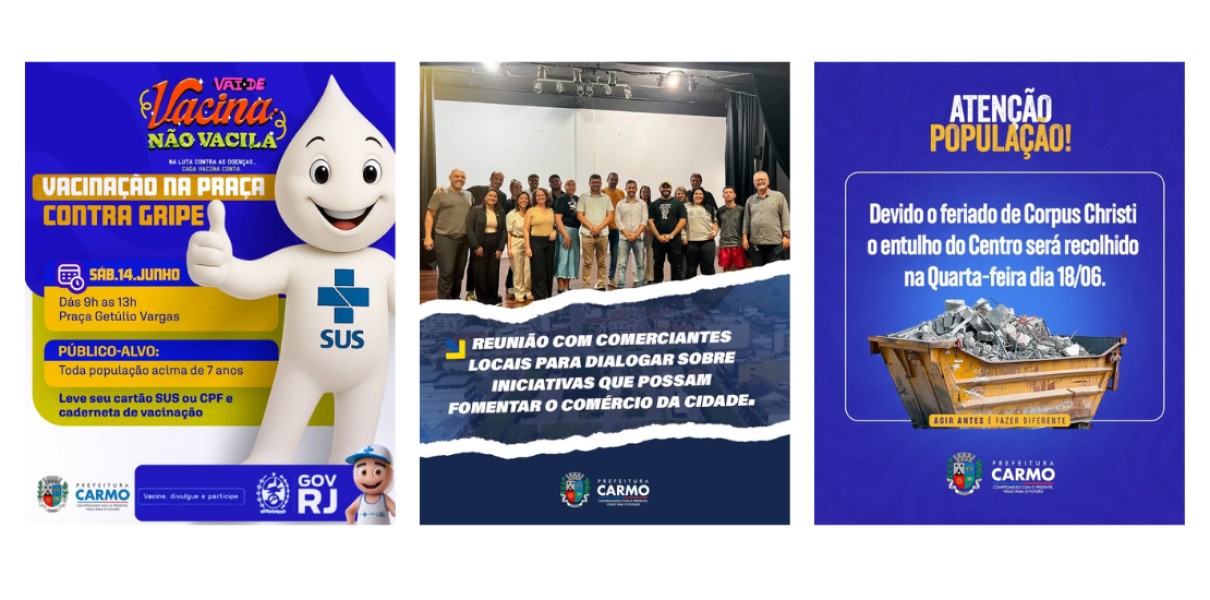 Carmo em Movimento: Saúde, Desenvolvimento Comercial e Compromisso com a Comunidade