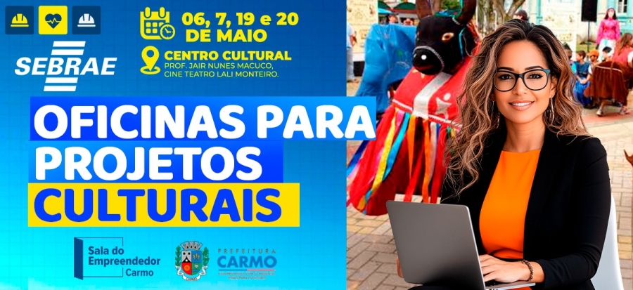 Oficinas para projetos culturais